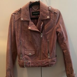 Marc New York by Andrew Marc Suede Moto Jacket